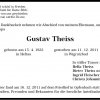 Theiss Gustav 1922-2012 Todesanzeige